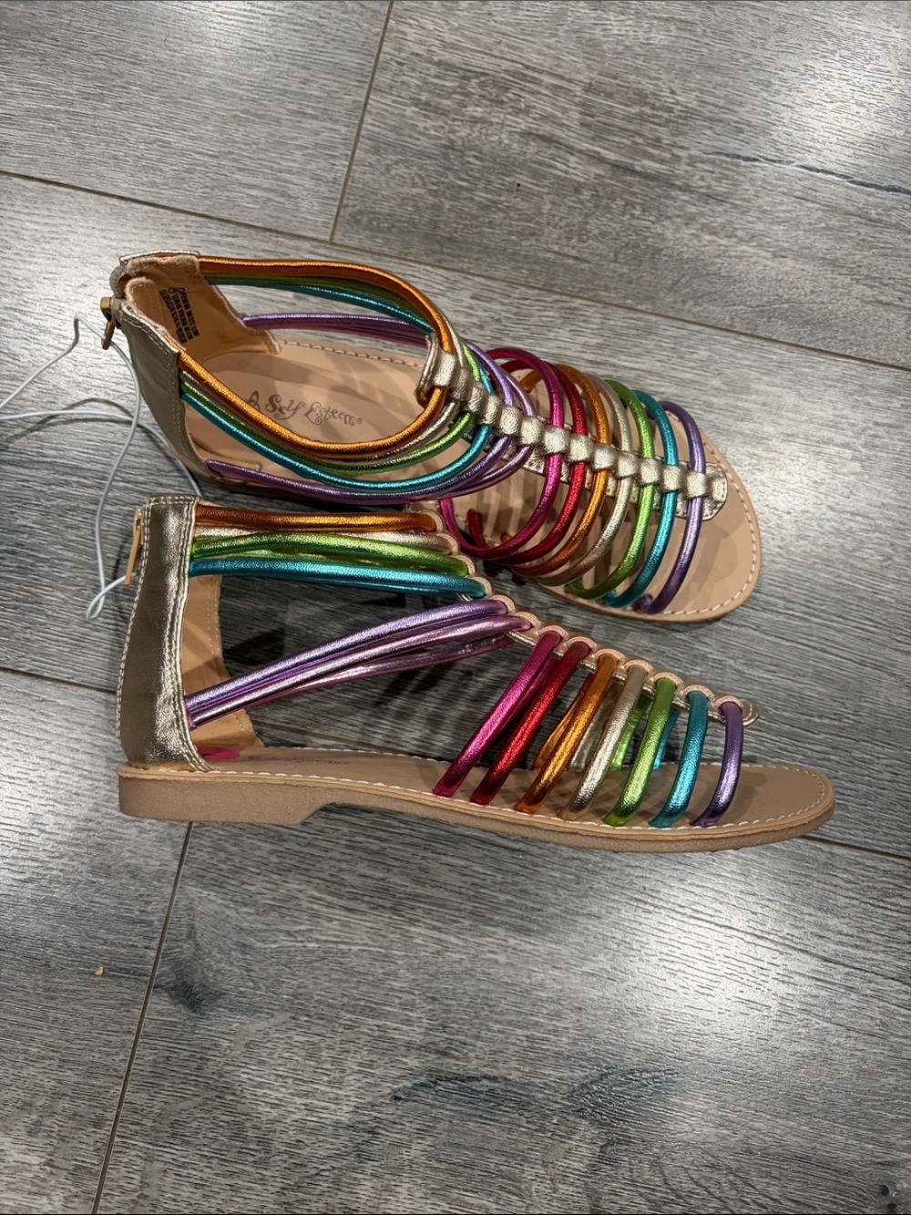 Rainbow Gladiator Sandals